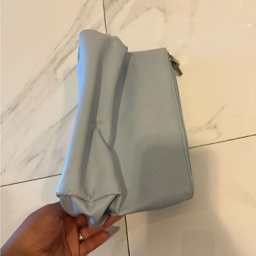 Baby blue leather cosmetic #16